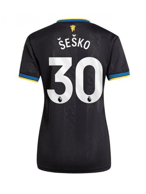 Manchester United Benjamin Sesko #30 Replika Tredje Kläder Dam 2025-26 Kortärmad Manchester United Benjamin Sesko #30 Replika Tredje Kläder Dam 2025-26 Kortärmad